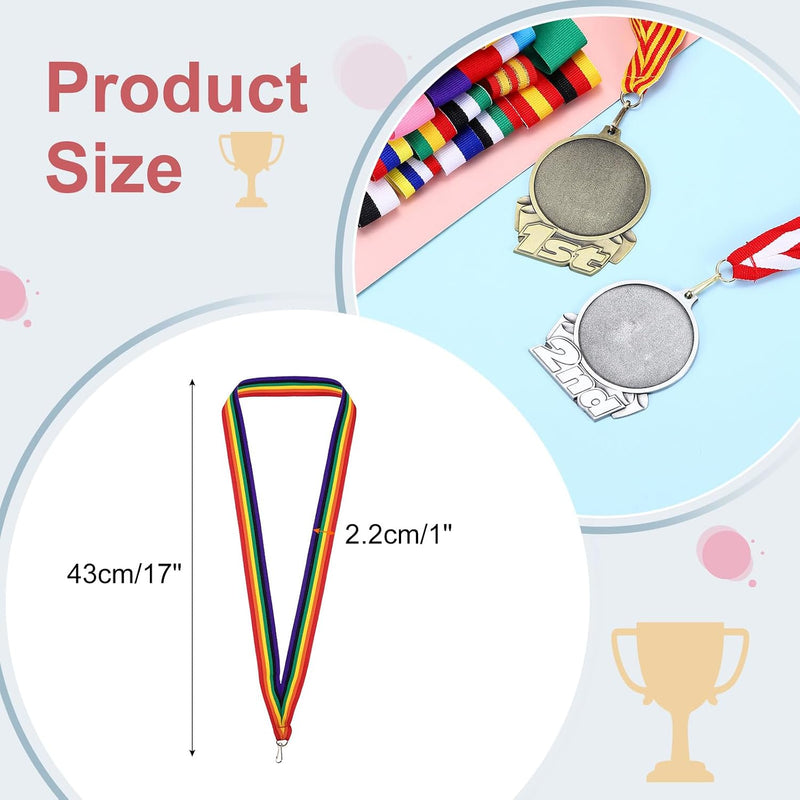 Laden Sie das Bild in Galerie -Viewer, Medaille neklinten 100 stuks 43 x 2,2 cm met klikclips – award linten – sport accessoires

