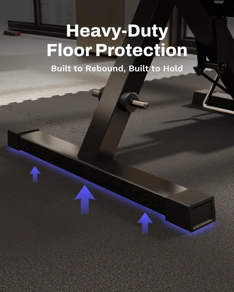 Load image into Gallery viewer, Puzzelmat fitness 12 stuks – 60 x 60 x 1,4 cm – antislip rubber en EVA vloerbescherming voor homegym – zwart/wit
