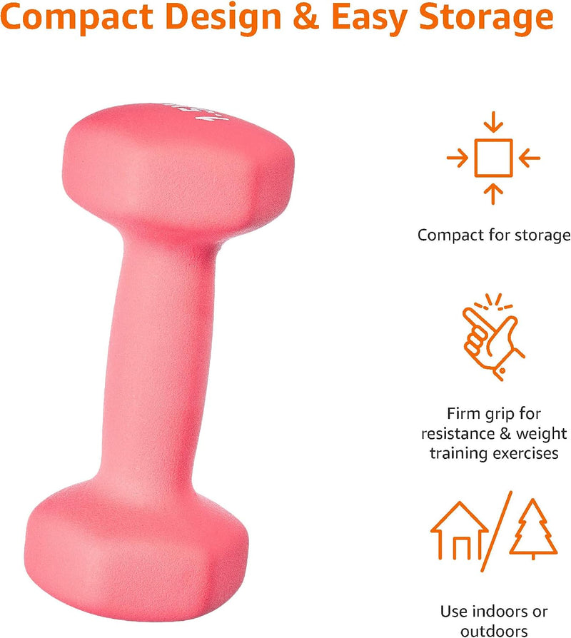 Laad afbeelding in Galerijviewer, Neopreen halterset met zeshoekige antislip dumbbells in verschillende gewichten – handgewichten – krachttraining
