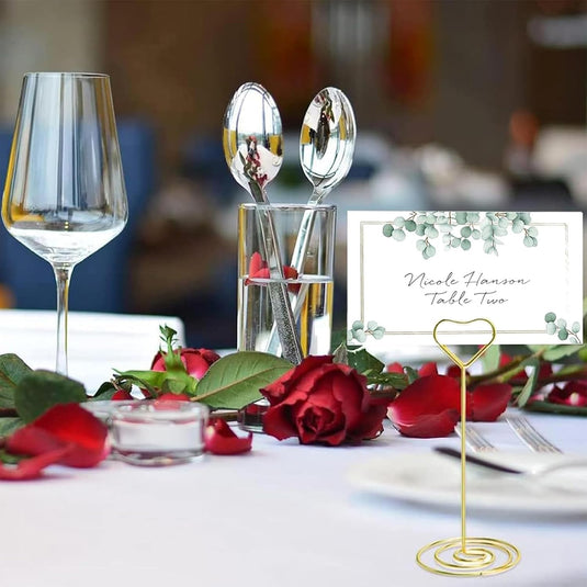 100 Stuks trouwplaatskaartjes, Plaatskaartjes voor tafeldecoraties, Elegant ontworpen plaatskaartjes voor bruiloften, ceremonies, verjaardagen, dopen, communies en andere festiviteiten
