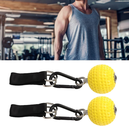 Pull-up balgreep voor griptraining geel