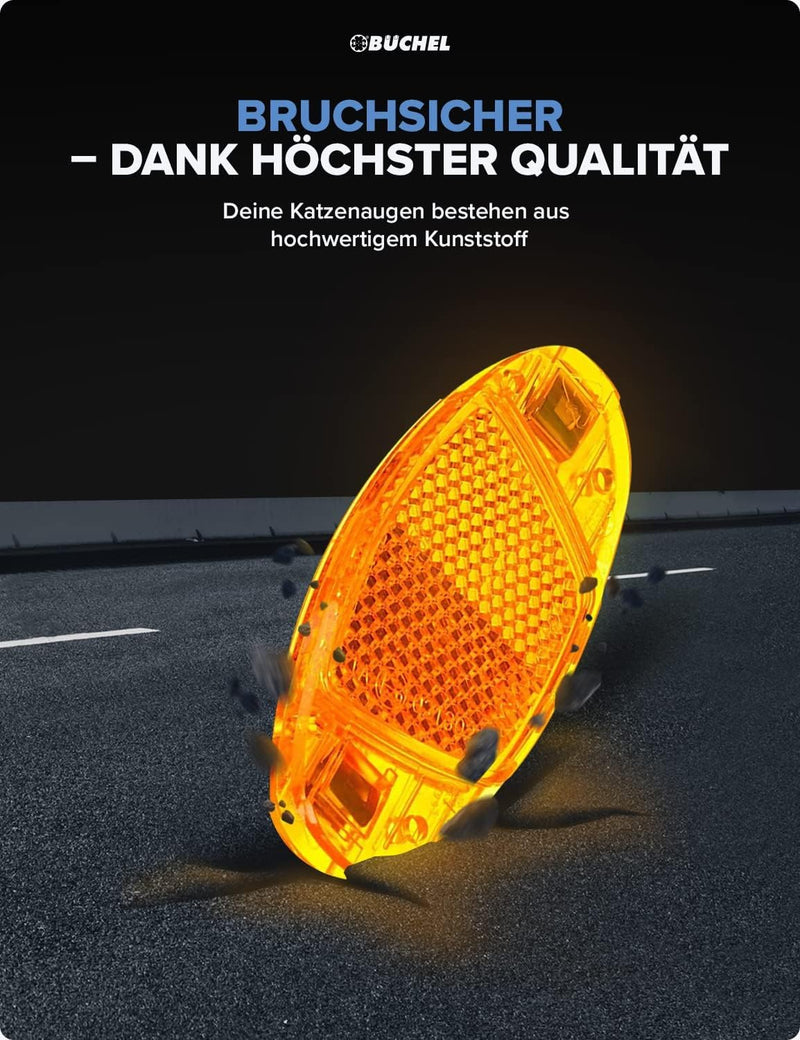 Laad afbeelding in Galerijviewer, Spaakreflectoren fiets 4 stuks met 360° reflectie – fietsreflectoren – kattenogen
