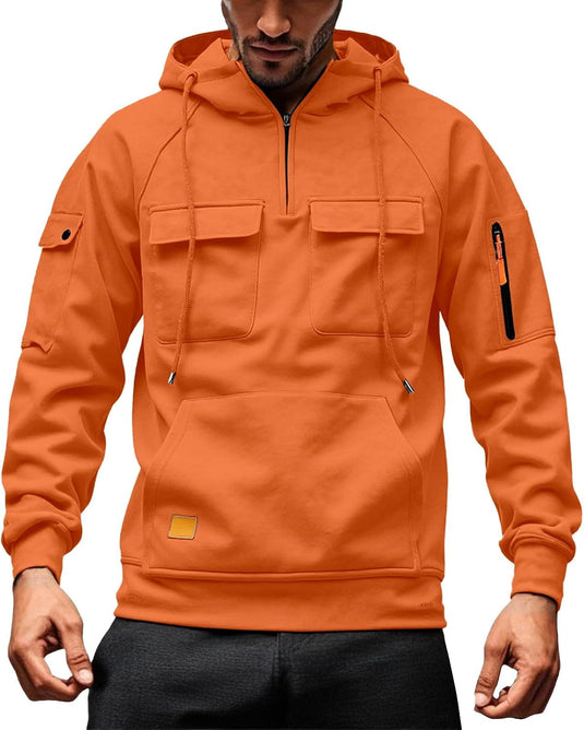 Heren hoodie met capuchon en kangoeroezak voor de winter – sweater – capuchontrui