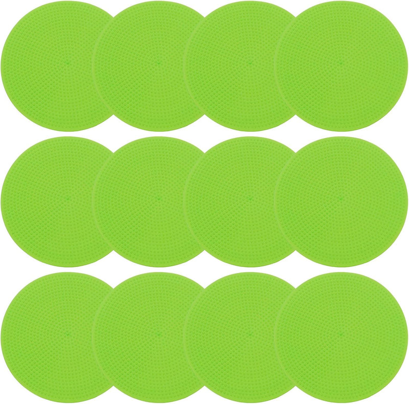 Załaduj obraz do przeglądarki galerii, Vloermarkers 12 stuks 23 cm antislip blauw met opbergtas – agility markers – sport training accessoires
