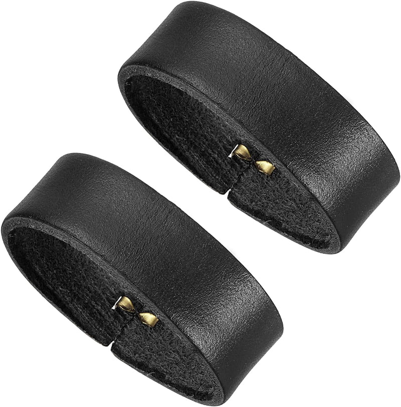 Laad afbeelding in Galerijviewer, Leren riemlussen 2 stuks voor riemen 38-40 mm – riemhouders – vervangende keeper loops
