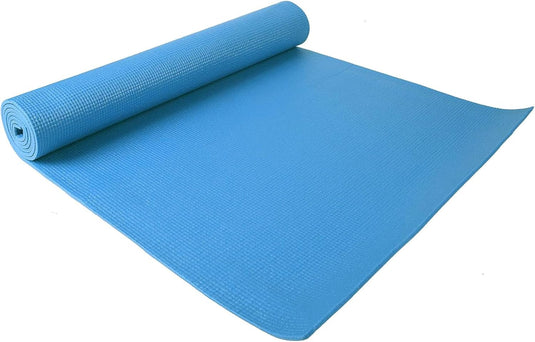 Yogamat schuim antislip 6 mm groen met draagriem