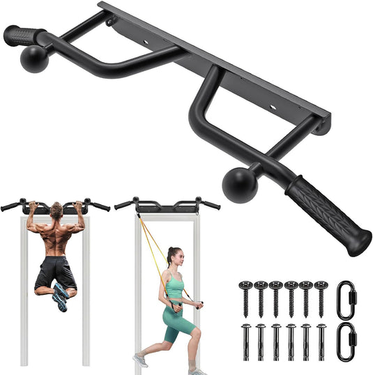 Optrekstang 95 cm voor wand plafond en balk tot 227 kg – pull-up bar – krachttraining
