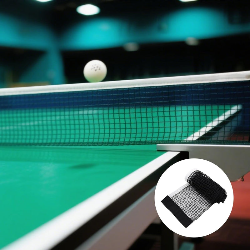 Load image in Gallery Viewer, Table tennis net 180 x 15 cm made of durable PE plastic for indoor and outdoor use – ping-pong net – table tennis equipment
