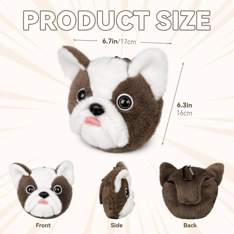 Chargez l'image dans la visionneuse de la galerie, Golfclub beschermhoes met dierenontwerp en zachte pluche voering – dieren headcover – golfcadeau

