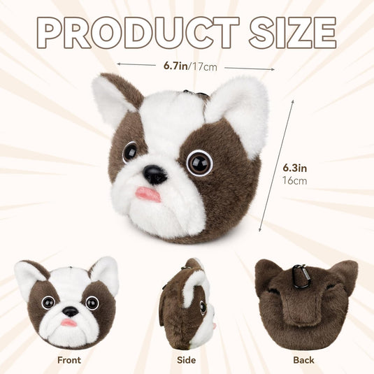 Golfclub beschermhoes met dierenontwerp en zachte pluche voering – dieren headcover – golfcadeau