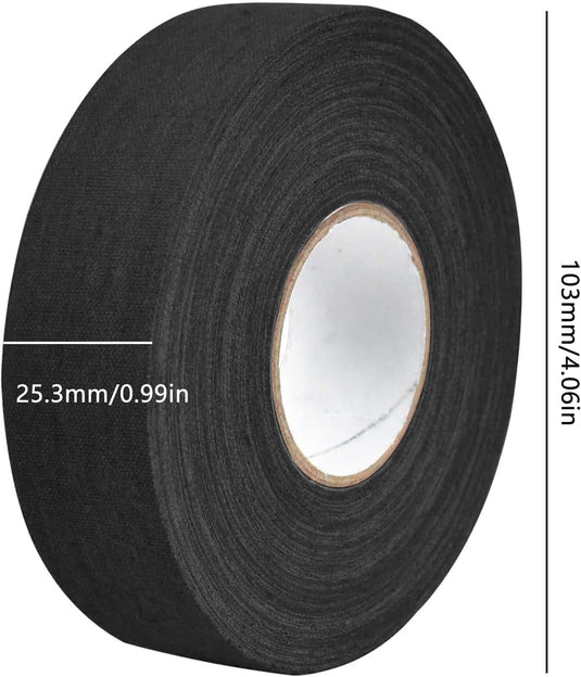 Hockey grip tape 25 m zwart