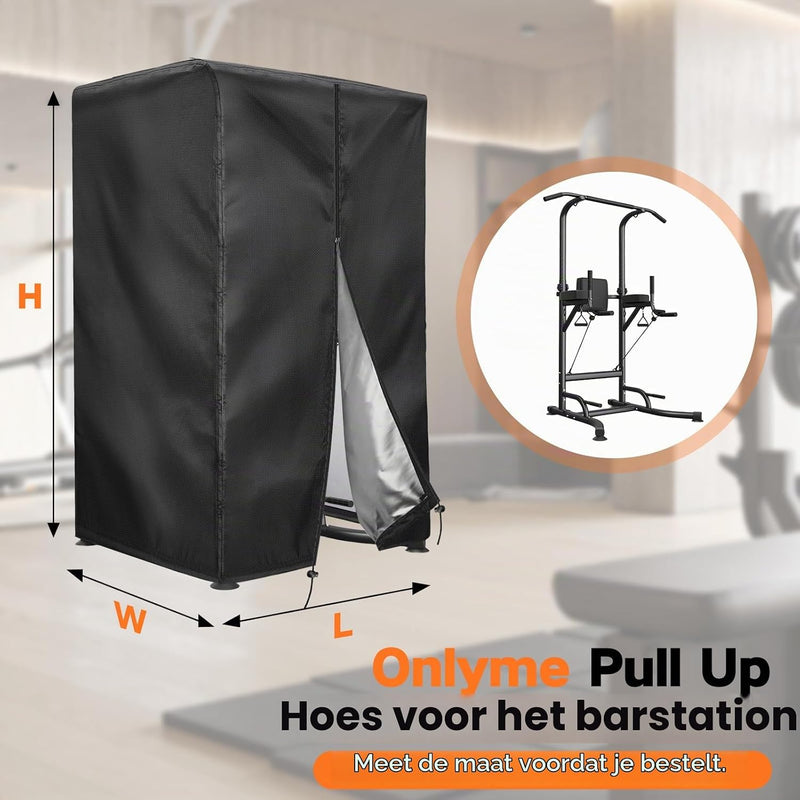 Load image into Gallery viewer, Beschermhoes voor power rack 102 x 107 x 163 cm van 420D Oxford – fitness hoes – waterdichte afdekhoes
