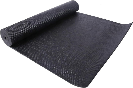 Yogamat schuim antislip 6 mm groen met draagriem