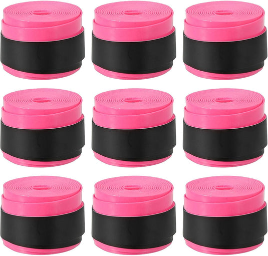 Racket grip tape set 9 stuks roze