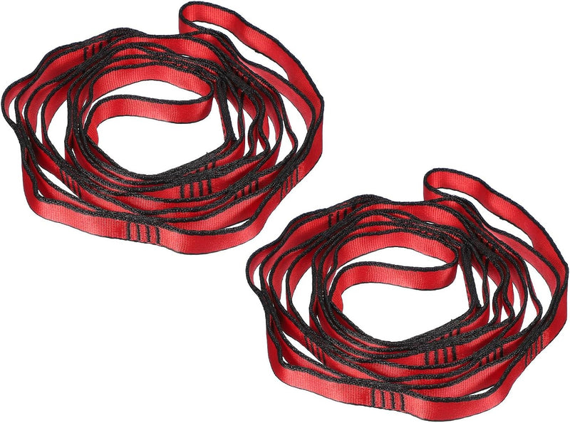 Załaduj obraz do przeglądarki galerii, Daisy chain ophangbanden 2 stuks 180 cm met 12 lussen blauw – verstelbare nylon riemen – aerial yoga accessoires
