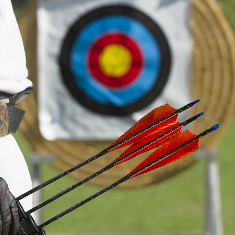 Laden Sie das Bild in Galerie -Viewer, Pijlveren 50 stuks 4 inch van kalkoenveer – arrow fletching – boogschieten accessoires
