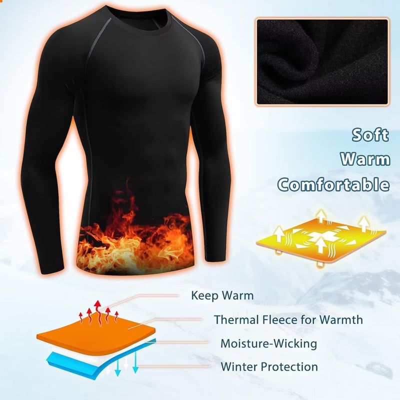 Laden Sie das Bild in Galerie -Viewer, Thermisch compressieshirt heren lange mouw
