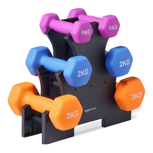 Neopreen dumbbells met antislip grip – halters – fitness gewichten