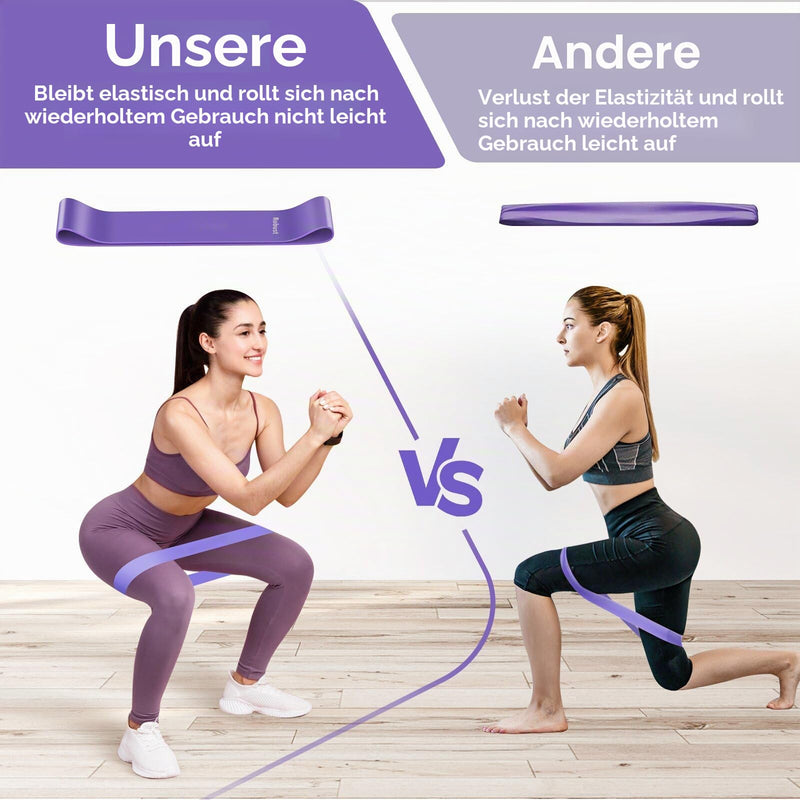 Chargez l'image dans la visionneuse de la galerie, Fitness elastieken 5-delige set met verschillende weerstandsniveaus – weerstandsbanden – resistance bands

