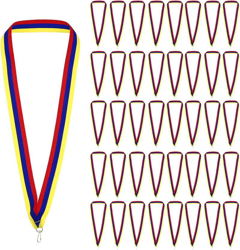 Laden Sie das Bild in Galerie -Viewer, Medaille neklinten 100 stuks 43 x 2,2 cm met klikclips – award linten – sport accessoires

