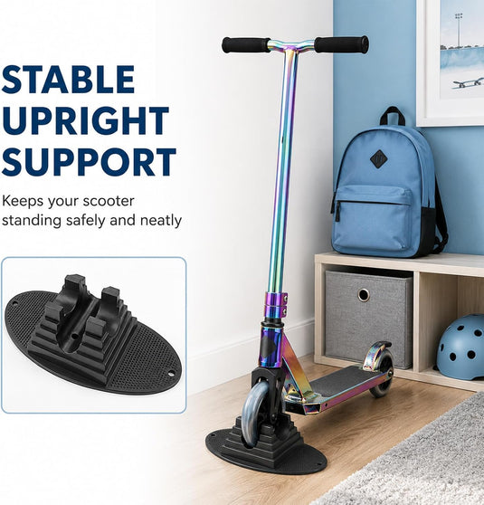 Universele Scooter Stand, Universele Stepstandaard voor Wielen van 95 mm tot 125 mm, Extra Stabiele Standaard, Stepstandaard voor Pro Freestyle Scooter, Stuntstep