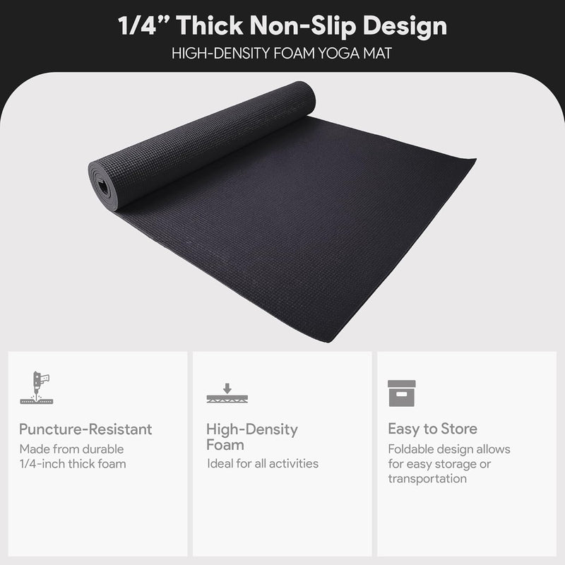Laden Sie das Bild in Galerie -Viewer, Yogamat schuim antislip 6 mm groen met draagriem
