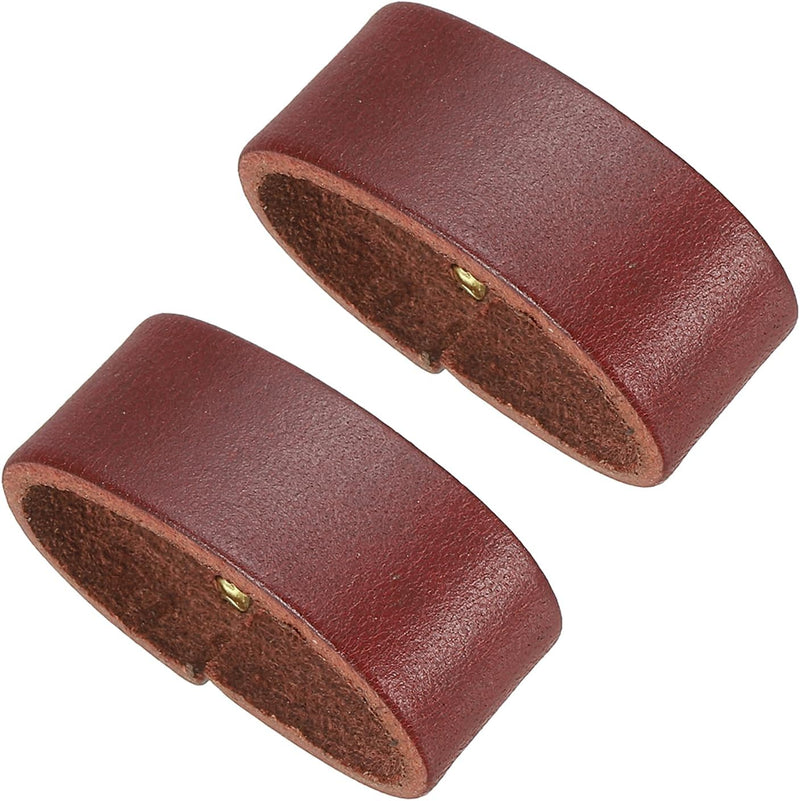Laad afbeelding in Galerijviewer, Leren riemlussen 2 stuks voor riemen 38-40 mm – riemhouders – vervangende keeper loops
