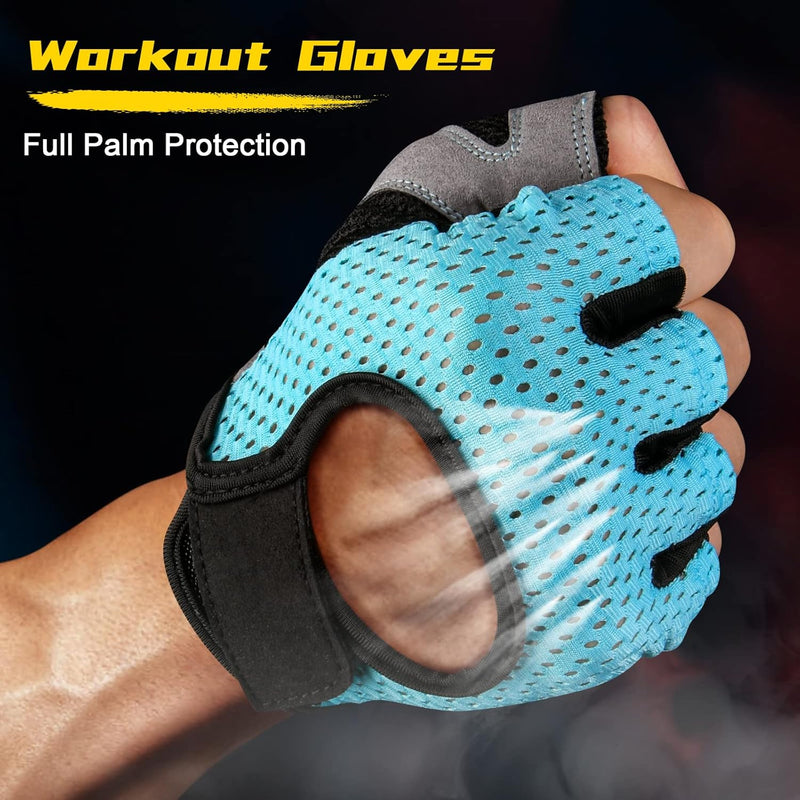 Laden Sie das Bild in Galerie -Viewer, Gymhandschoenen met antislip grip en padding
