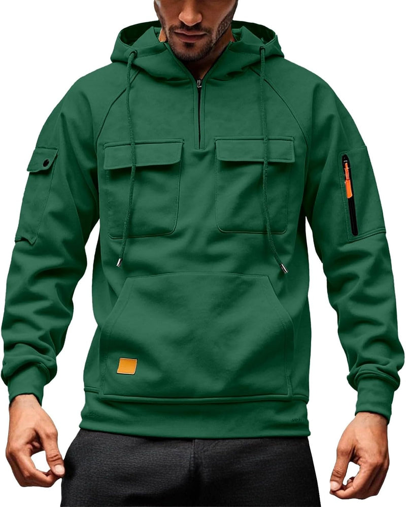 Chargez l'image dans la visionneuse de la galerie, Heren hoodie met capuchon en kangoeroezak voor de winter – sweater – capuchontrui
