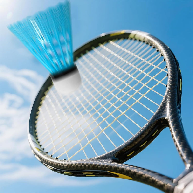 Charger l’image dans la visionneuse de galerie, 12 volants de badminton en nylon durable avec tête en mousse, en 4 couleurs – plumes de badminton – volants de badminton
