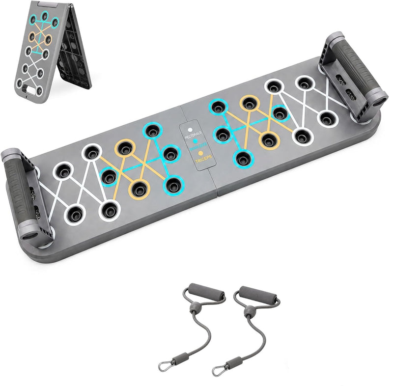 Load image into Gallery viewer, Opvouwbaar push-up board met handgrepen 14-in-1

