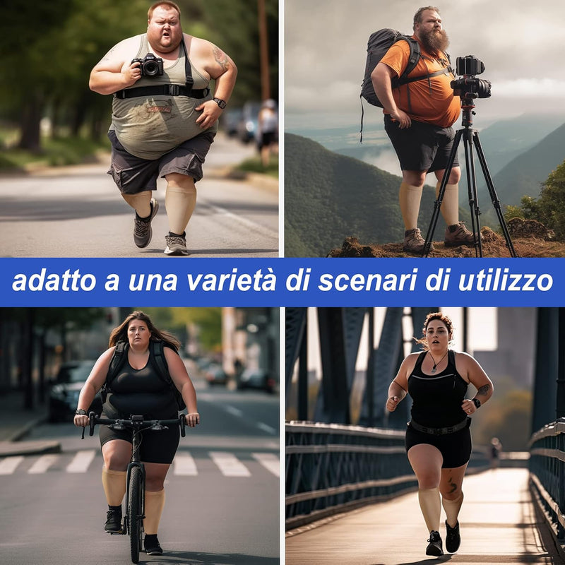 Laad afbeelding in Galerijviewer, PUTUO Compressiesokken voor Dames en Heren: Compressiesokken Sokken voor Vliegen Atletiek Lopen Reizen Fietsen Sport 1 paar
