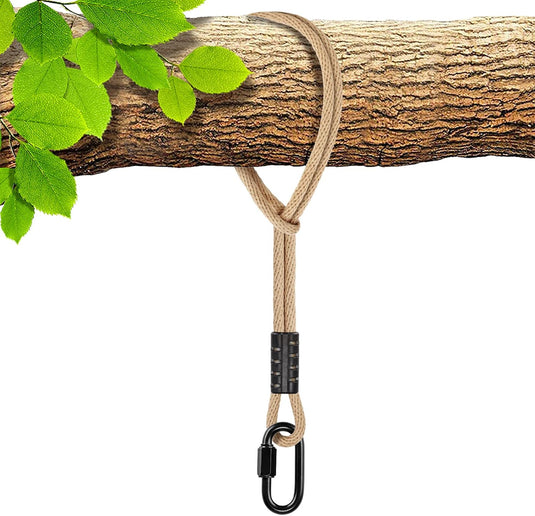 Cinghie di sospensione per altalena, 2 pezzi, 120 cm, in poliestere con moschettoni per alberi e travi – cinghie di sospensione – fissaggio per altalena