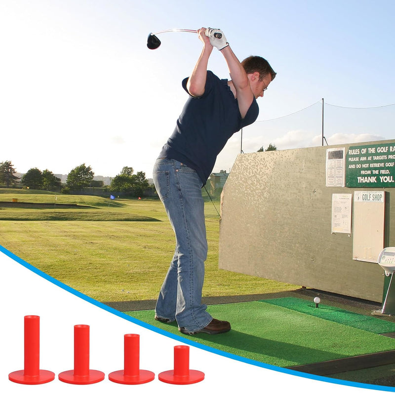 Laad afbeelding in Galerijviewer, Rubber golf tees 6x5 cm (5 stuks) - Oefen tees voor hitting mats - Golf balhouder driving range
