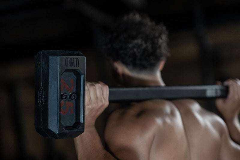Load image into Gallery viewer, Tribe WOD 25lb Sledge Hammer Odin Steel Mace Bell for Strength Training - Heavy Mace Weight Training Equipment for Men and Women - Adjustable Weight Macebell for Functional Workouts and Conditioning
