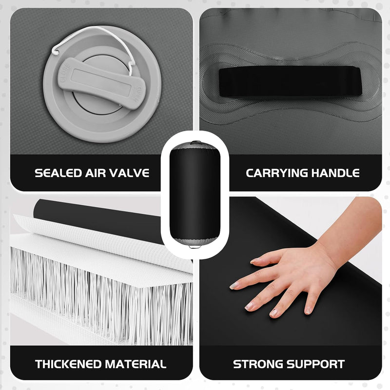 Chargez l'image dans la visionneuse de la galerie, Opblaasbare turnmat 3 m met air roller – 10 cm dik – gymnastiekmat met elektrische pomp voor tumbling en cheerleading
