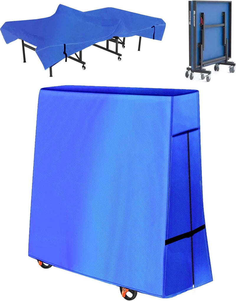 Charger l’image dans la visionneuse de galerie, Housse de protection pour table de ping-pong en polyester 600D pour tables pliantes et plates – protection de table de ping-pong – bâche de ping-pong
