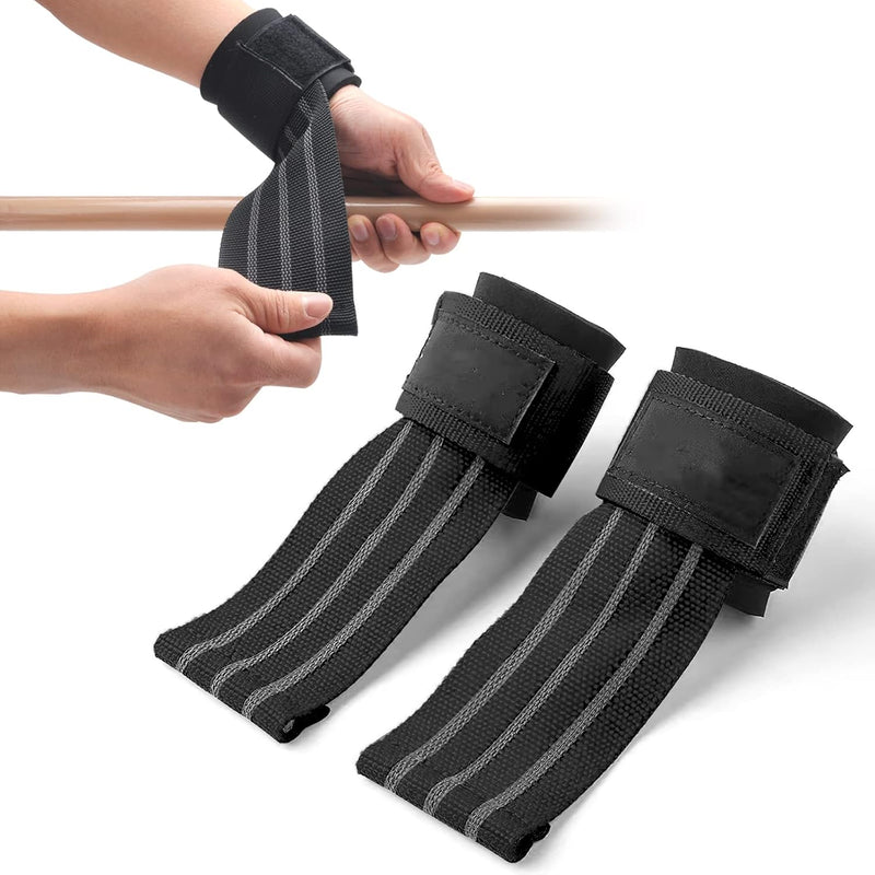 Laad afbeelding in Galerijviewer, TNSLAND liftingstraps voor krachttraining, polsbandages voor fitness, bodybuilding, powerlifting, crossfit en gymaccessoires
