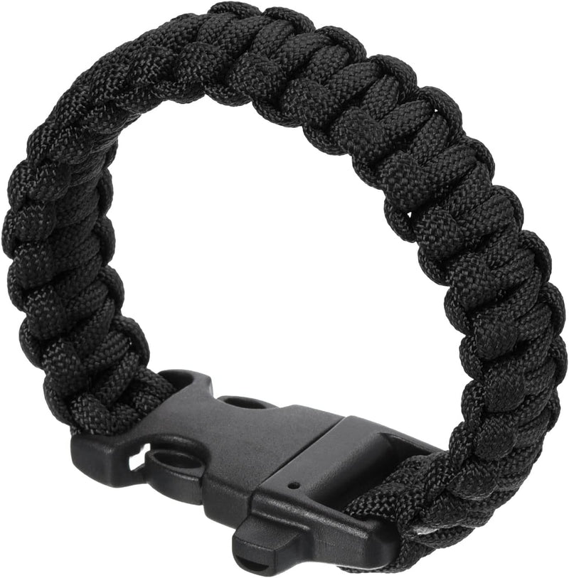 Laden Sie das Bild in Galerie -Viewer, Survival-Paracord-Armband, 25 cm, geflochten, mit Verschluss – Outdoor-Armband – Camping-Zubehör
