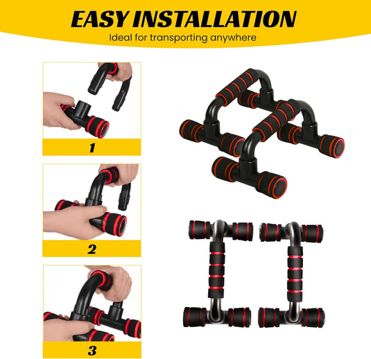Opvouwbaar push-up board met handgrepen 14-in-1