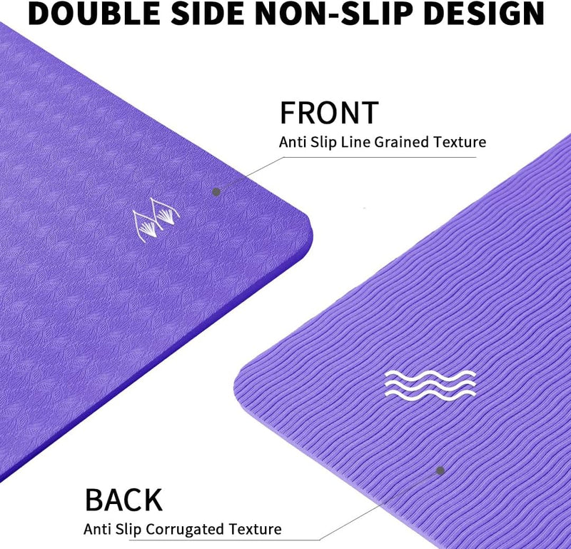 Chargez l'image dans la visionneuse de la galerie, Opvouwbare yogamat TPE antislip 6 mm

