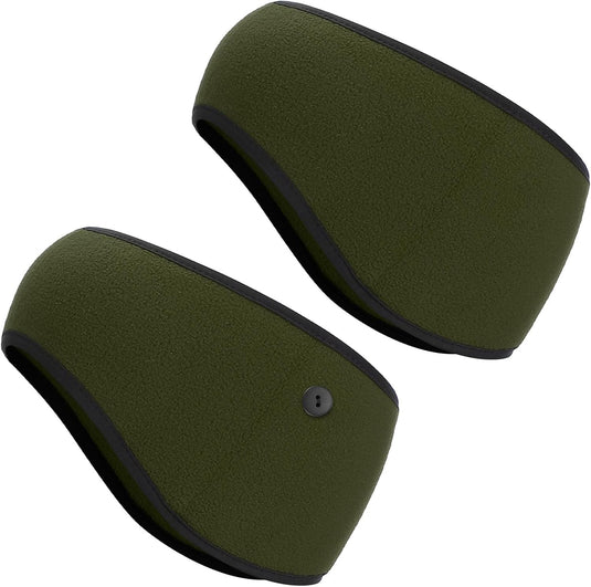 Fleece oorwarmers 2 stuks – warme sporthoofdbanden – hardloop fiets accessoires