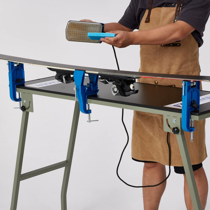 Load image into Gallery viewer, XCMAN Alpine Ski Vise voor Ski Tuning en Waxen Instelbare Hoek en Hoogte Duurzaam en Stabiel - Aluminium Materiaal

