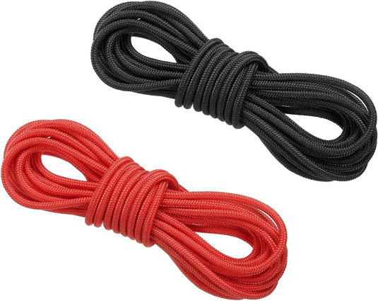 Boogschieten D-lus touw 3 m x 2,5 mm (2 stuks) - Polypropeen D-ring release koord - Compound boog pees accessoire