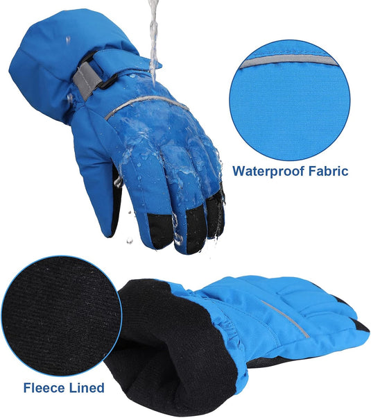 Waterdichte skihandschoenen voor kinderen 4-6 jaar