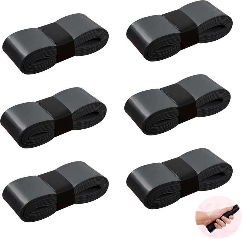 Load image into Gallery viewer, Racket gripband set 6 stuks zwart
