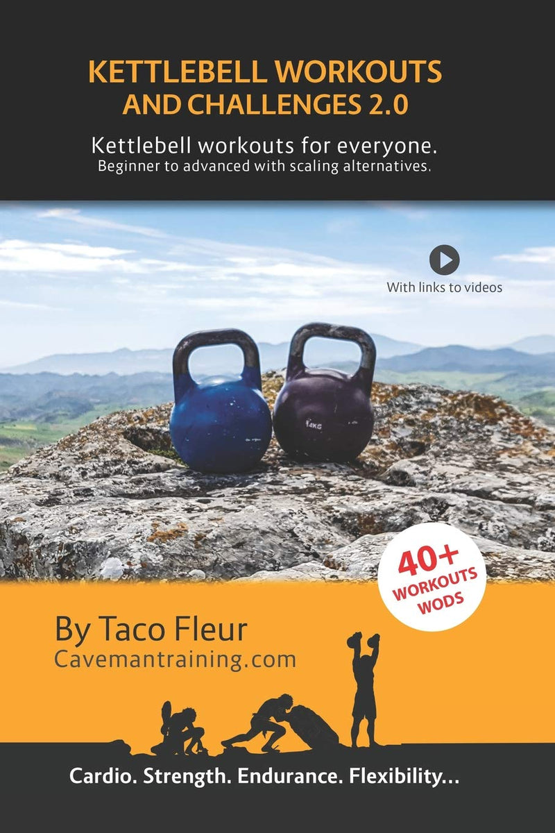 Laad afbeelding in Galerijviewer, Kettlebell Workouts and Challenges 2.0: Kettlebell workouts for everyone. Beginners to advanced with scaling alternatives.
