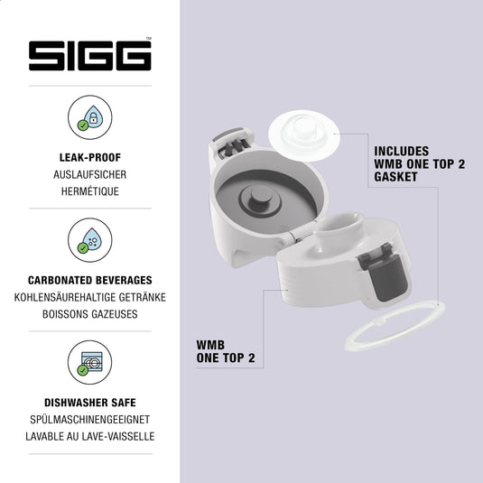 Vervangende drinkfles dop met lekvrije sluiting en siliconen afdichting – flesdop – drinkfles accessoire