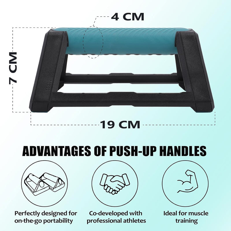 Laden Sie das Bild in Galerie -Viewer, Push-up bars 2 stuks H-vorm met ergonomische antislip handgrepen – opdruksteunen – calisthenics
