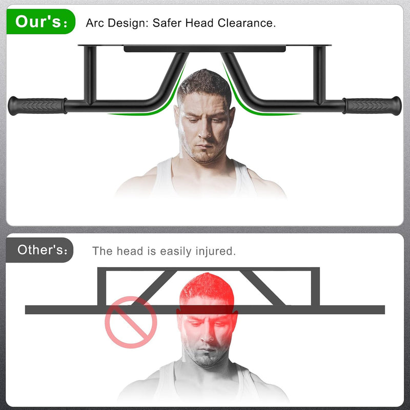 Laad afbeelding in Galerijviewer, Wandgemonteerde optrekstang met 4 gripposities en ringen tot 272 kg – pull-up bar – krachttraining

